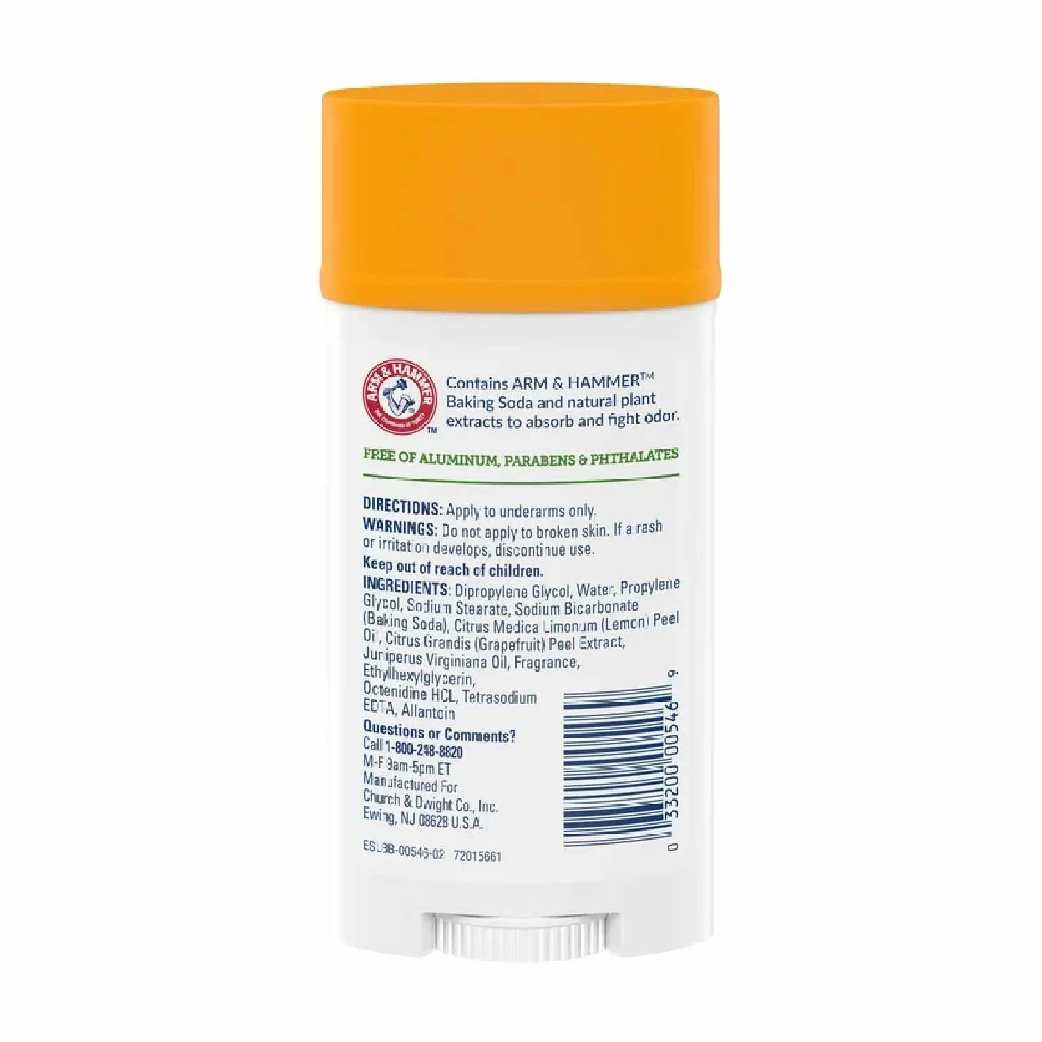 Arm & Hammer Essentials Natural Deodorant Juniper Berry Scent 2.5 oz - 12 Pack - Image 3