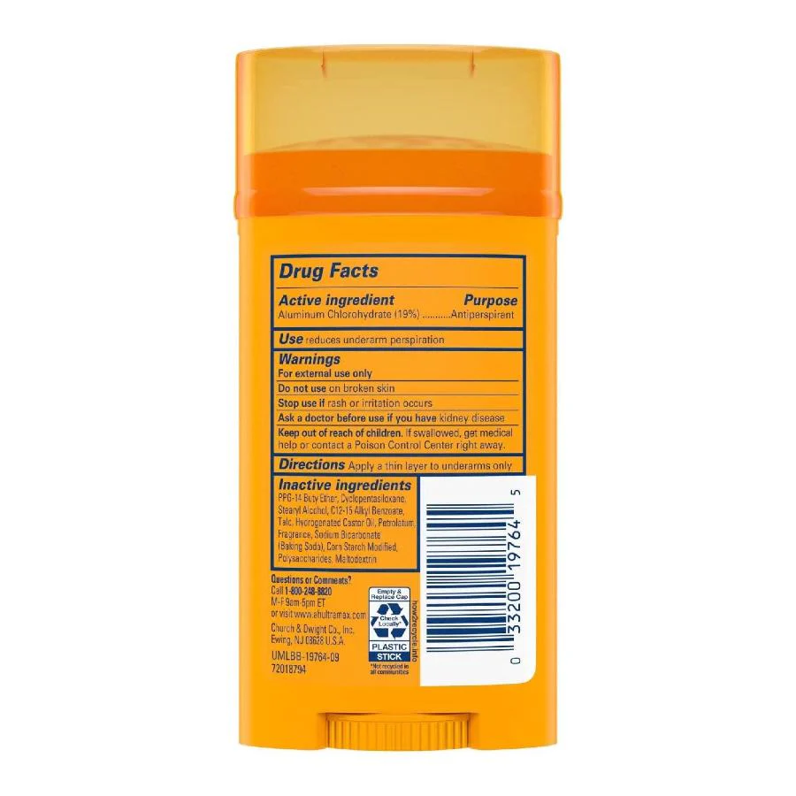 Arm & Hammer  Deodorant UltraMax Solid Cool Blast  - 2.6 Oz - 12 Pack - Image 3