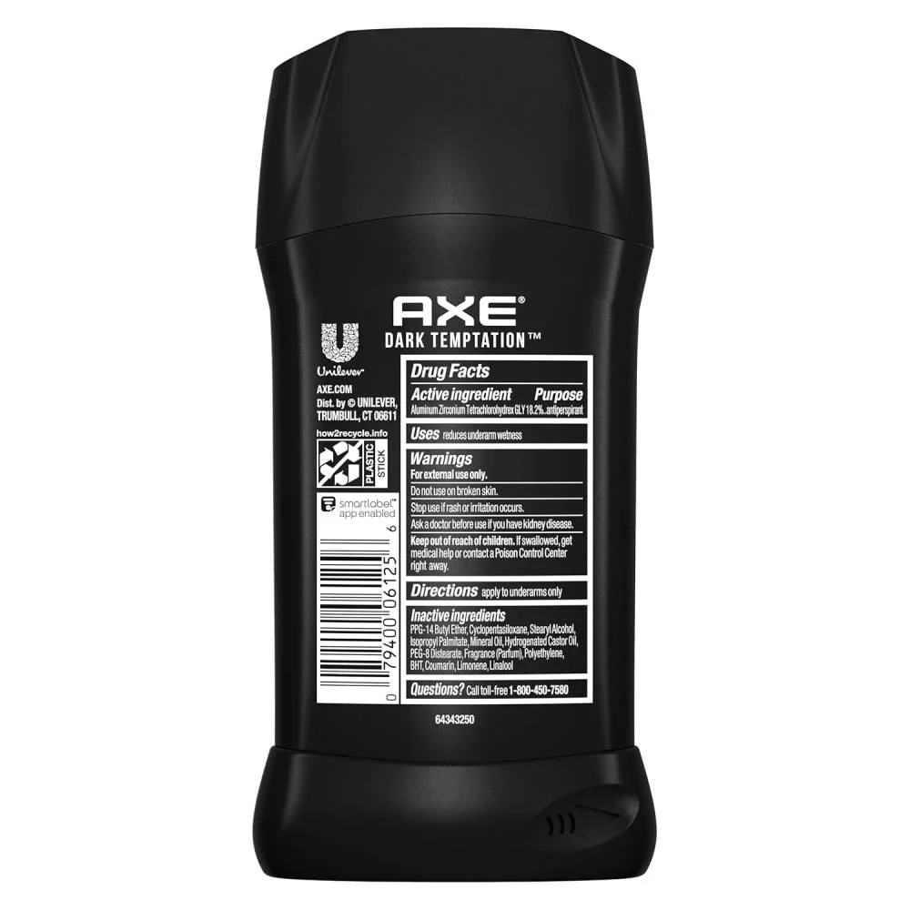 Axe Dry Invisible Solid Antiperspirant & Deodorant – Dark Temptation  2.7 oz – Pack 12 - Image 3
