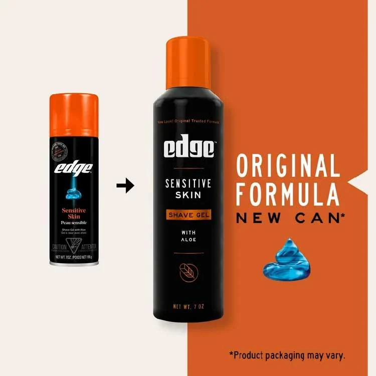 Edge - Sensitive Skin Shaving Gel 7 oz - 6 Pack - Image 4