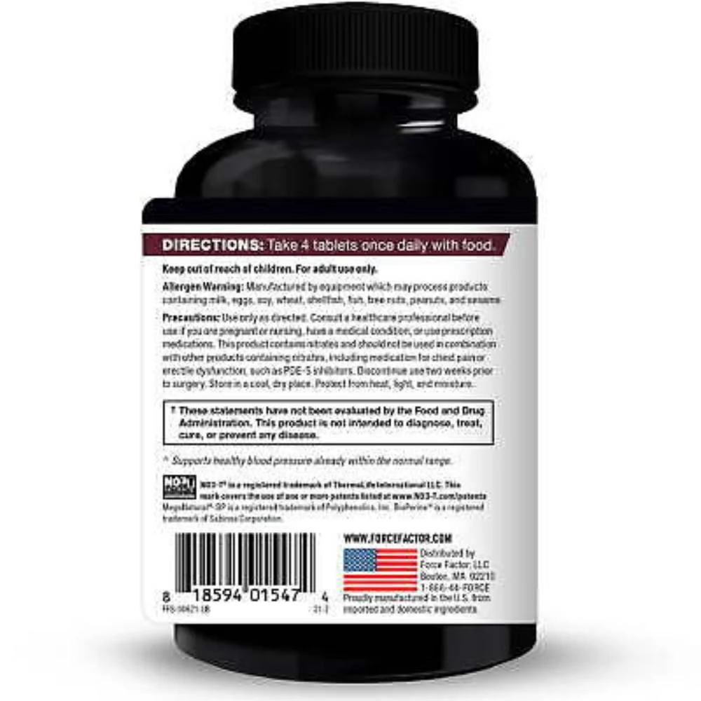 Force Factor -Total Beets Tablets - 120 Tablets - 24 Pack - Image 3