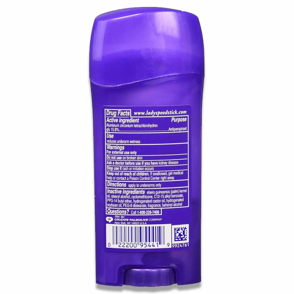 Lady Speed Stick Invisible Dry Antiperspirant & Deodorant, Shower Fresh  2.3 oz - 12 Pack - Image 3
