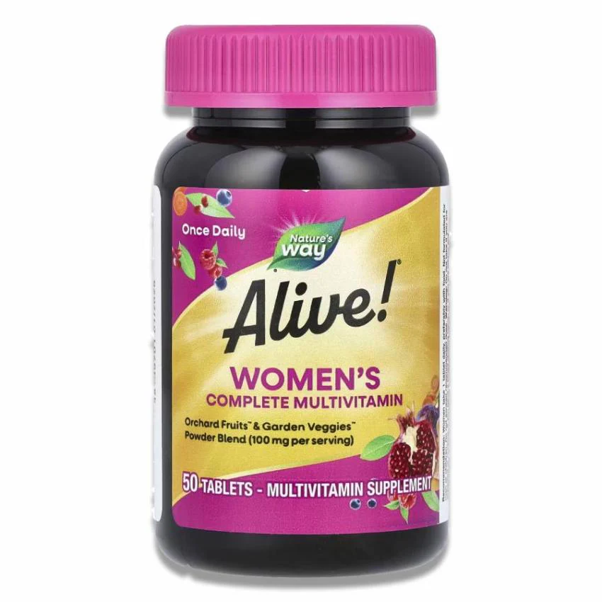 Nature's Way Alive! Women's Energy Multivitamin Tablets - 50 ct ea- 12 Pack - Image 4