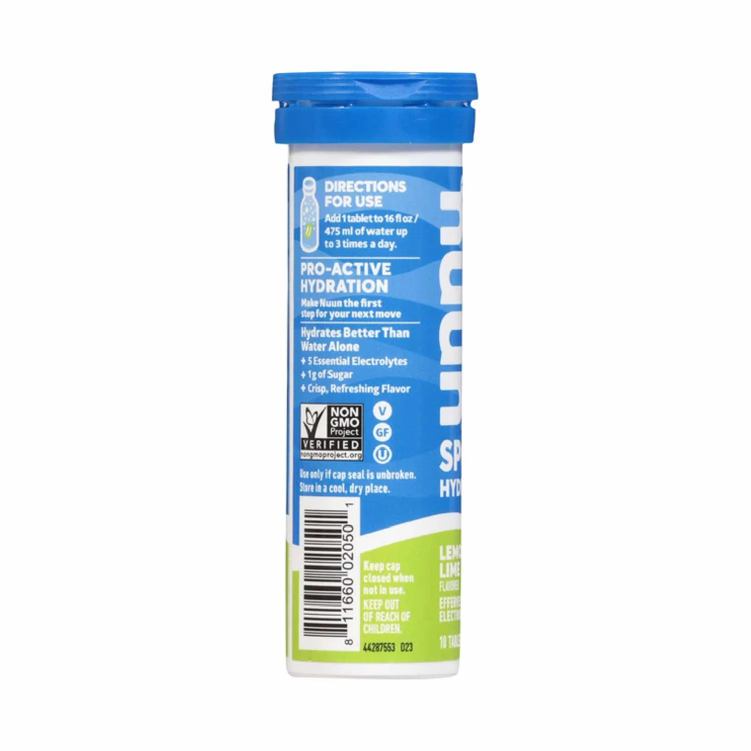 NUUN - Sport Hydration, Lemon Lime Drink Tablets - 10 Tablets - 48 Pack - Image 3