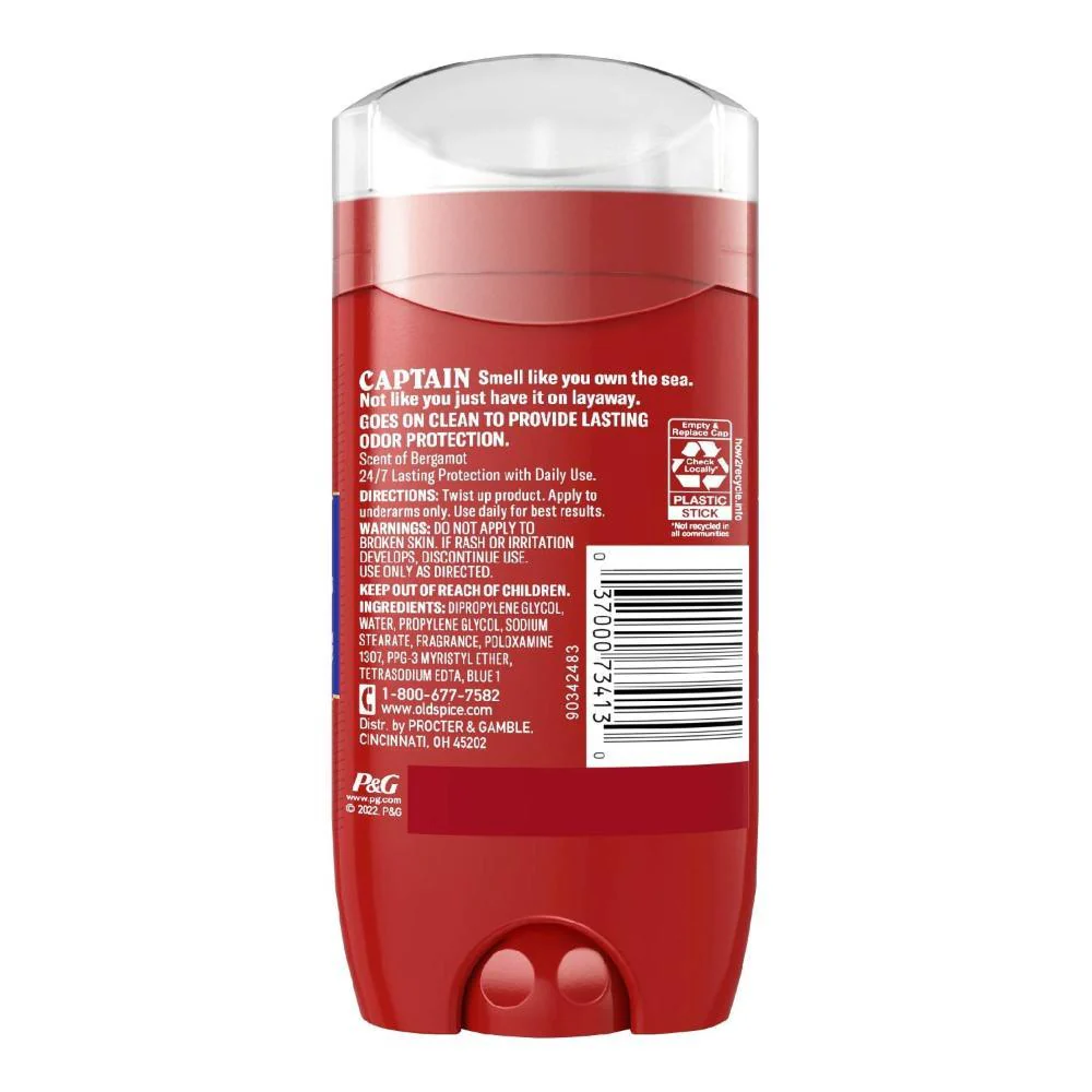 Old Spice Red Collection Captain Deodorant  3 oz -12 pack - Image 3