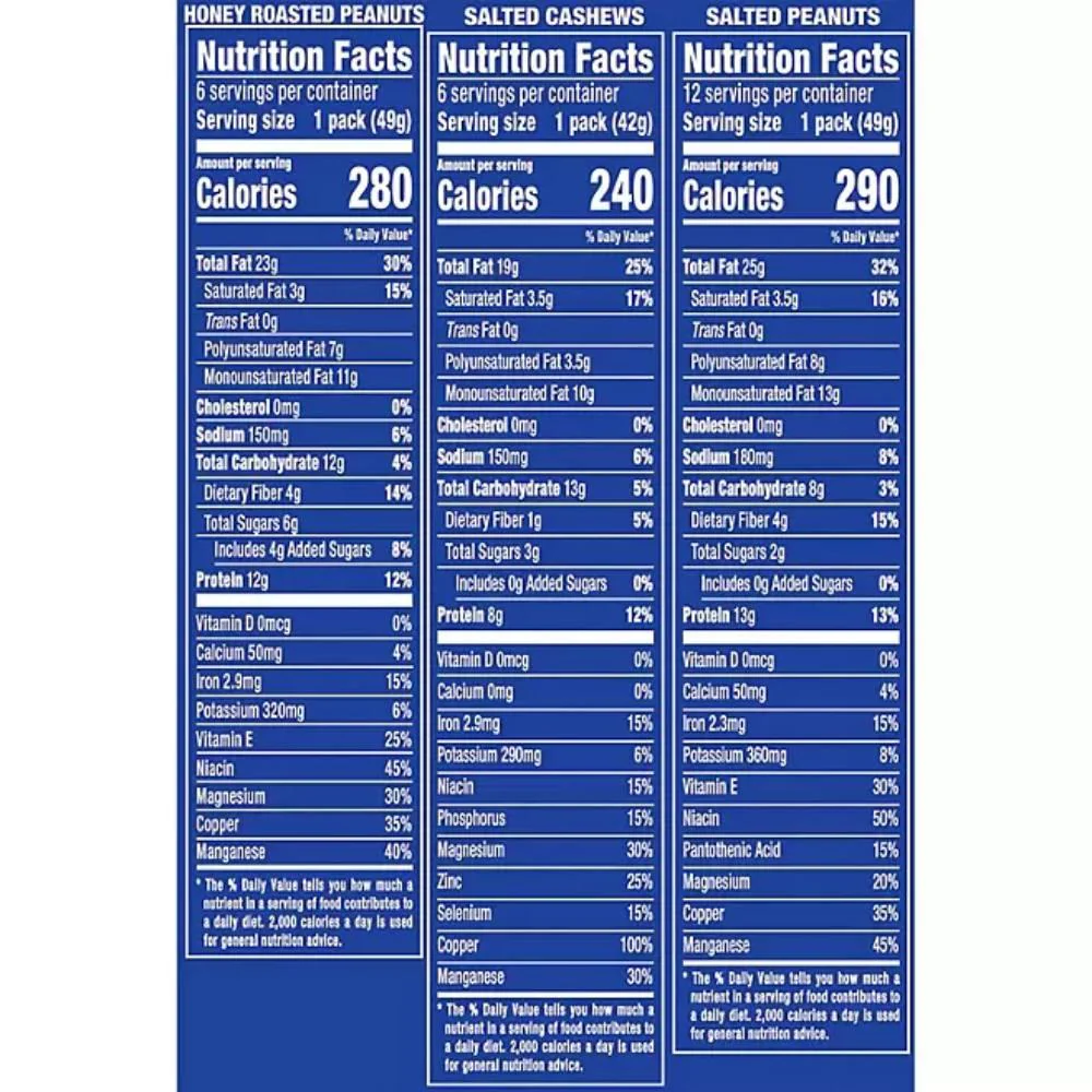 Planters Nuts - Cashews and Peanuts Variety - 40.5 Oz - 24 Ct - Image 3