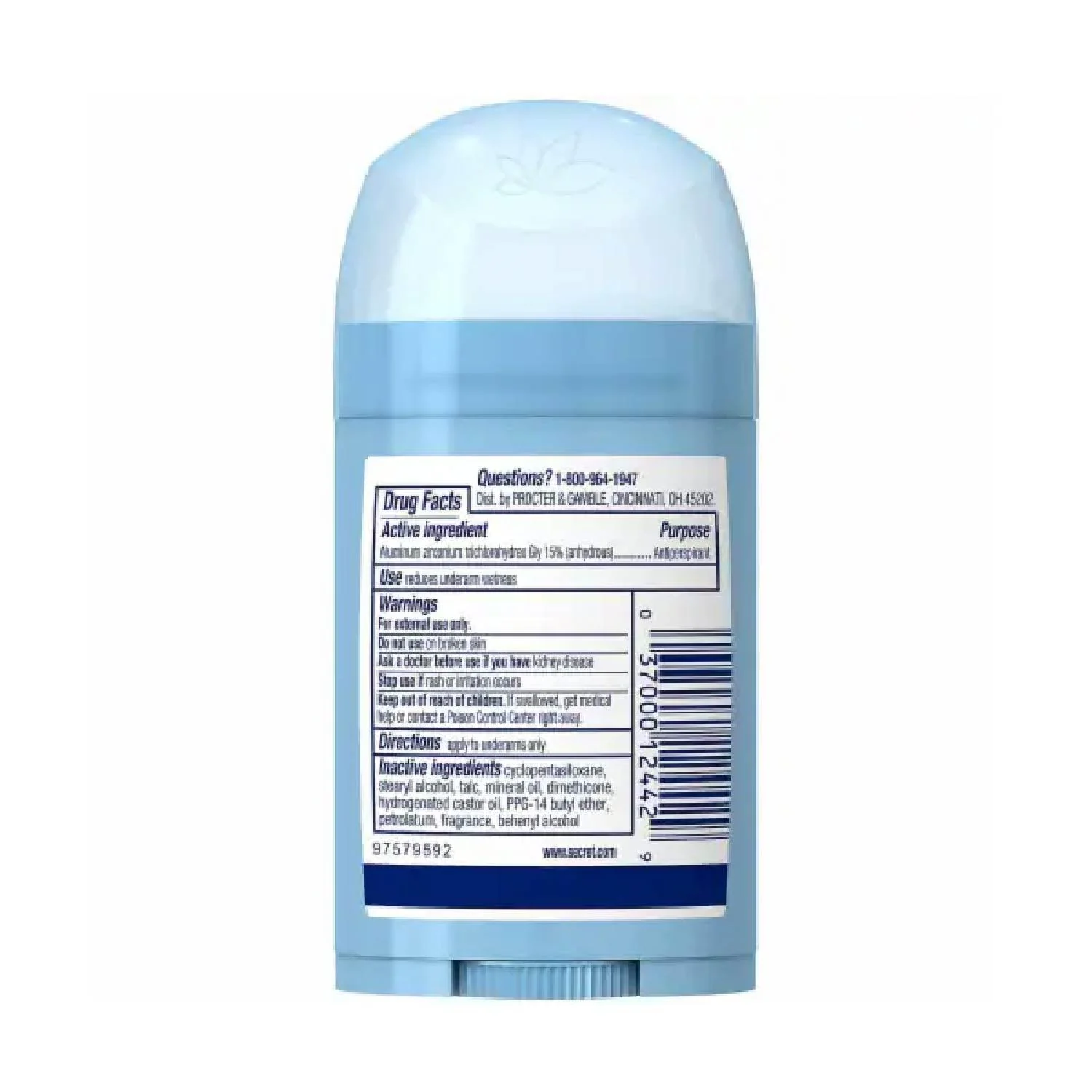 Secret  - Antiperspirant & Deodorant, Powder Fresh - 1.7 Oz - 12 Pack - Image 3