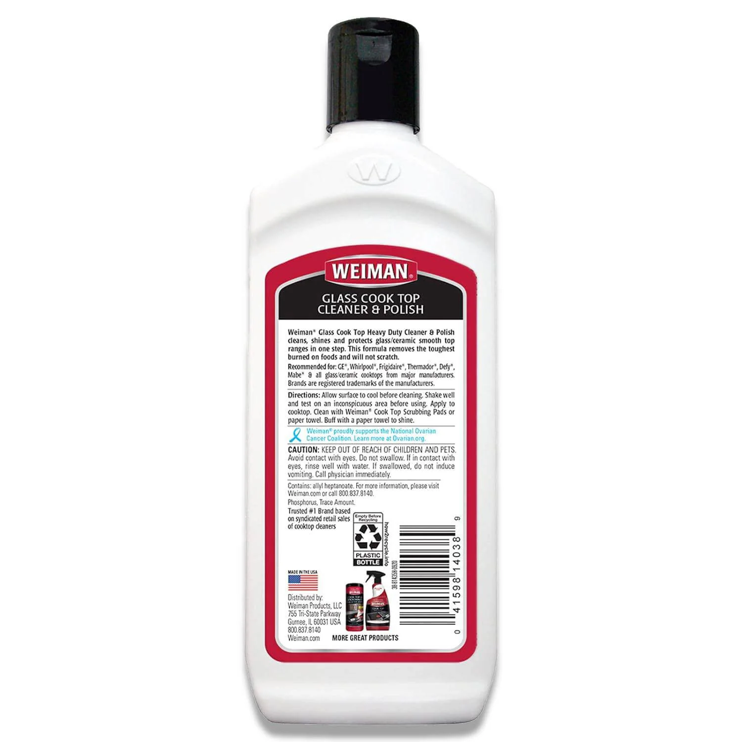 Weiman - Glass Cooktop Heavy Duty Cleaner & Polish - 10 Oz - 6 Pack - Image 3