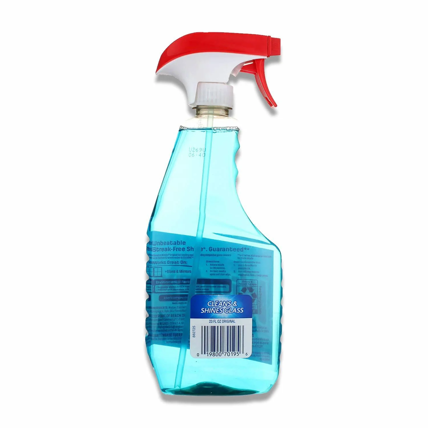 Windex - Glass Cleaner Original Blue Spray Bottle - 23 Oz - 8 Pack - Image 3